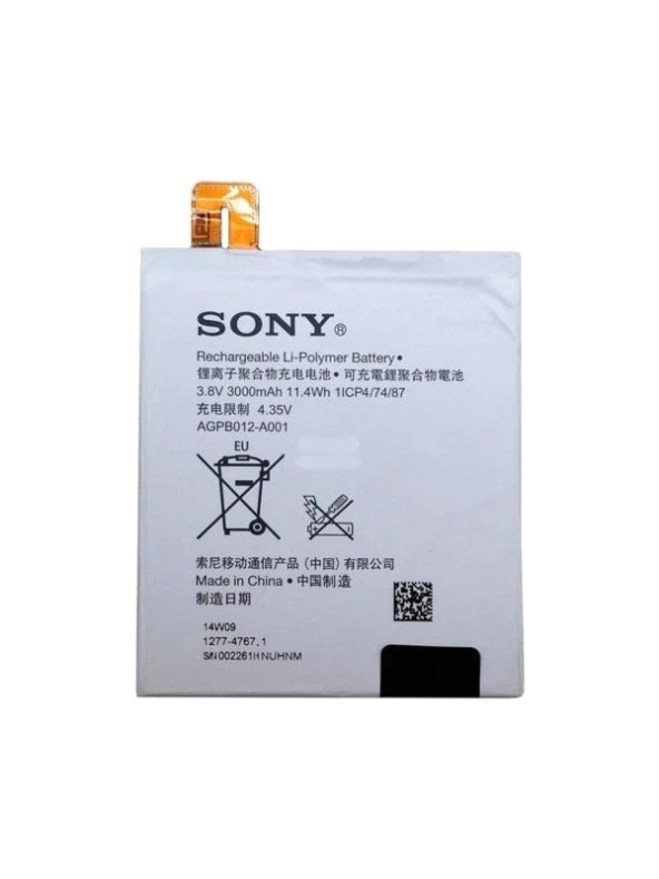 Sony Xperia T2 Ultra D5303 (AGPB012-A001) Uyumlu Batarya Pil 3000 Mah