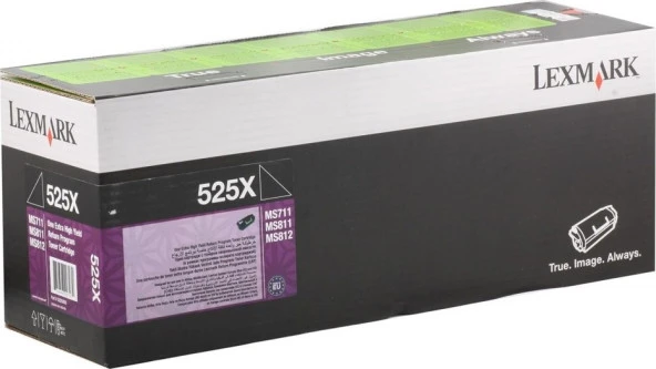 Lexmark 52D5X0E Ms811/Ms812 Toner 4 5000 Sayfa Siyah