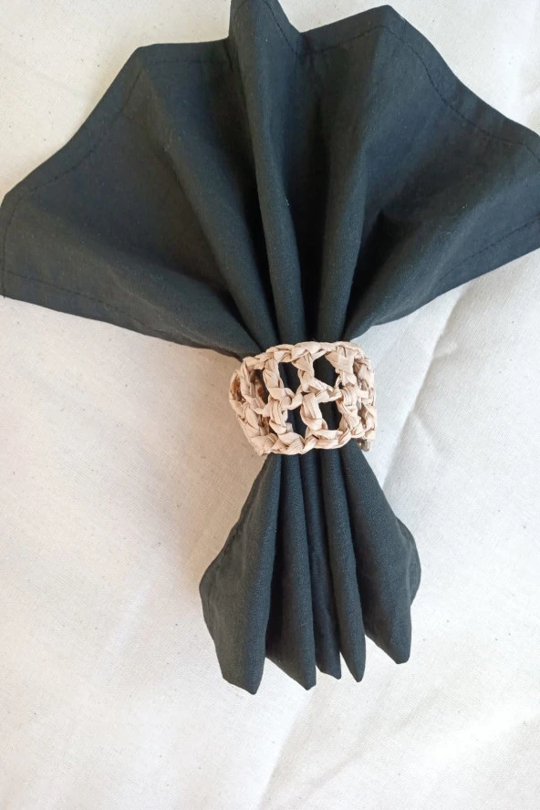 6 Adet Paper Otantik Peçete Halkası - Resim 3