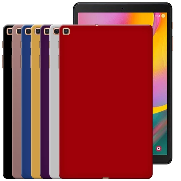 Samsung Galaxy Tab T510 Rubber Yıkanabilir Silikon Kılıf ürün görseli 1