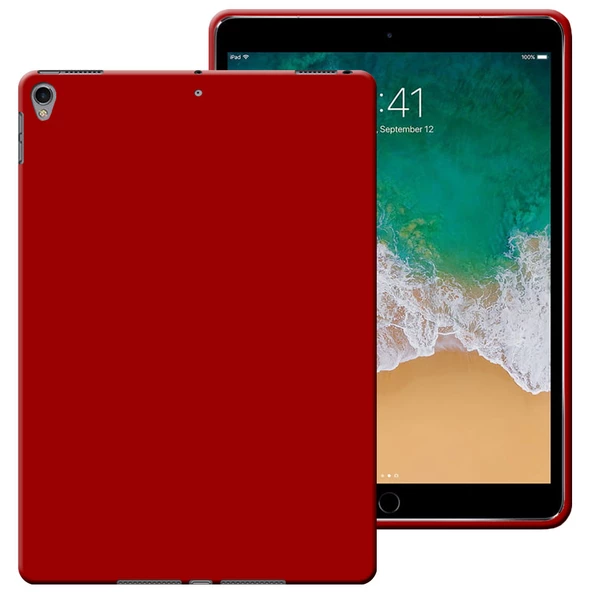 Apple Ipad Pro 10,5 Air 3 Rubber Yıkanabilir Silikon Kılıf - Resim 12