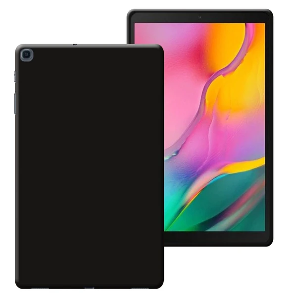 Samsung Galaxy A Tab SM T510 10,1 inç Lansman Silikon Yumuşak Dokulu Kılıf - Resim 6