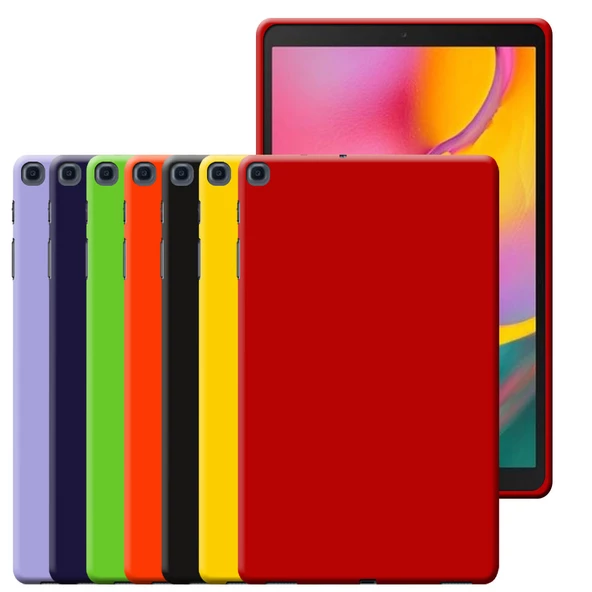 Samsung Galaxy A Tab SM T510 10,1 inç Lansman Silikon Yumuşak Dokulu Kılıf ürün görseli 1