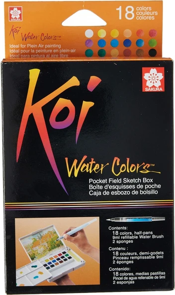 Sakura Koi 18'li Sulu Boya Seti / BXNCW-18H ürün görseli