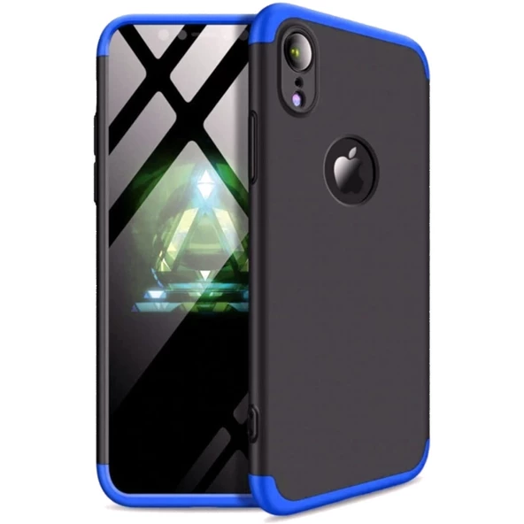 Apple Iphone XR GKK Kılıf 360 Derece Tam Koruma - Resim 7