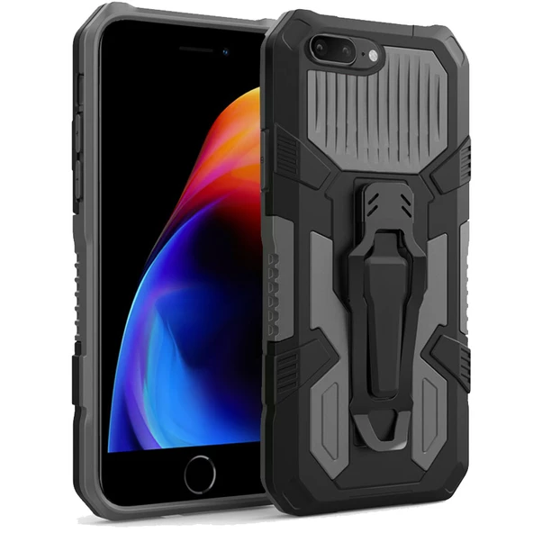 Apple Iphone 7/8 Plus Zırh Tank Kılıf Yüksek Koruma - Resim 5
