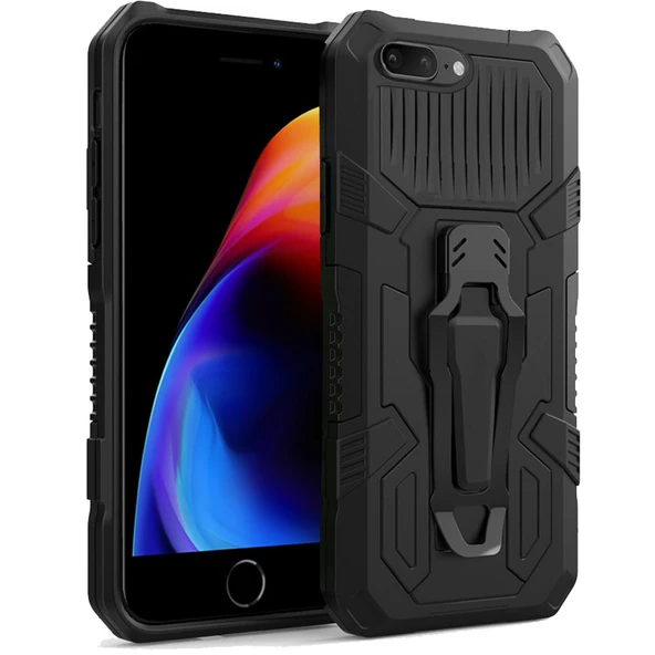 Apple Iphone 7/8 Plus Zırh Tank Kılıf Yüksek Koruma - Resim 3