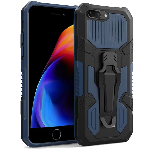 Apple Iphone 7/8 Plus Zırh Tank Kılıf Yüksek Koruma - Resim 4