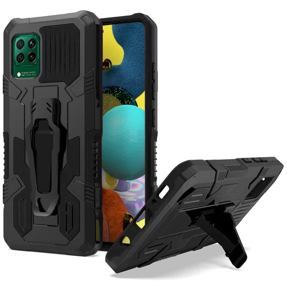 Huawei P40 Lite Zırh Tank Kılıf Yüksek Koruma - Resim 4