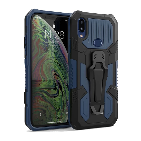 Samsung Galaxy A10S Zırh Tank Kılıf Yüksek Koruma - Resim 9