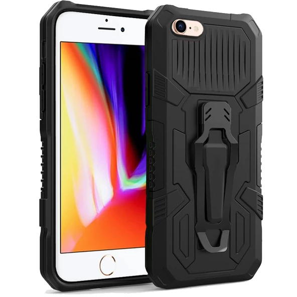 Apple Iphone 7/8 Zırh Tank Kılıf Yüksek Koruma - Resim 3