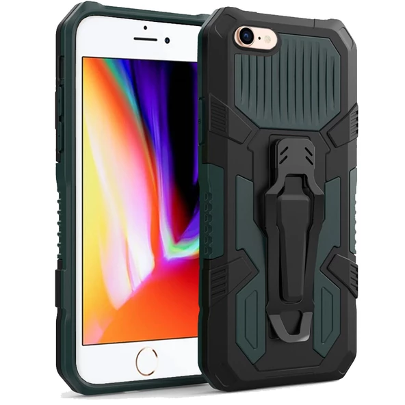 Apple Iphone 7/8 Zırh Tank Kılıf Yüksek Koruma - Resim 2