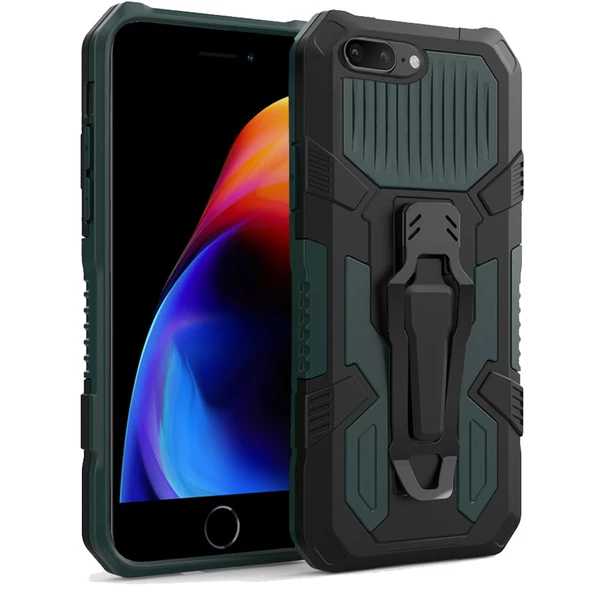 Apple Iphone 7/8 Plus Zırh Tank Kılıf Yüksek Koruma - Resim 2
