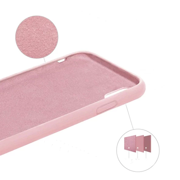 Apple Iphone 12 Kamera Korumalı Silikon İçi Kadife Lansman Kılıf - Resim 3