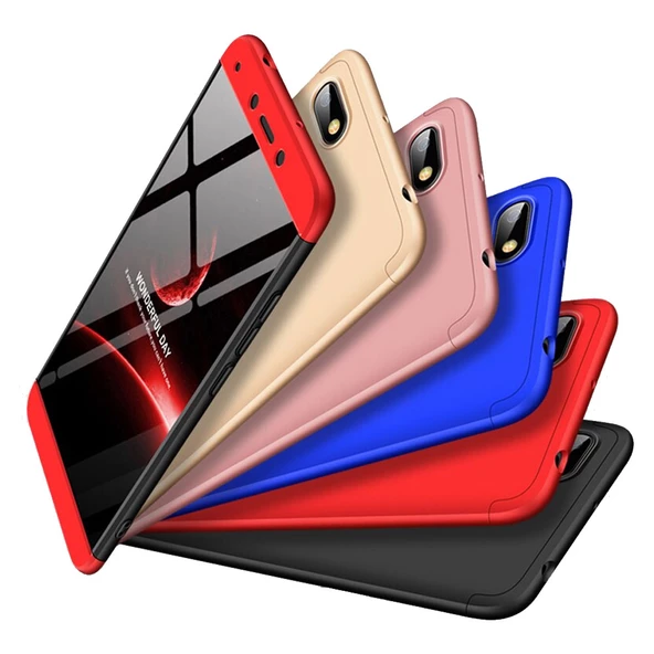 Xiaomi Redmi 6A GKK Kılıf 360 Derece Tam Koruma ürün görseli 1