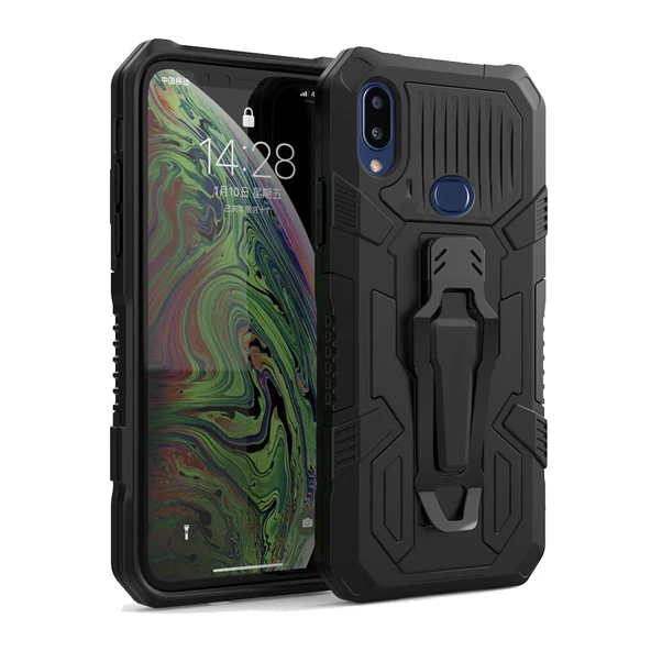 Samsung Galaxy A10S Zırh Tank Kılıf Yüksek Koruma - Resim 8