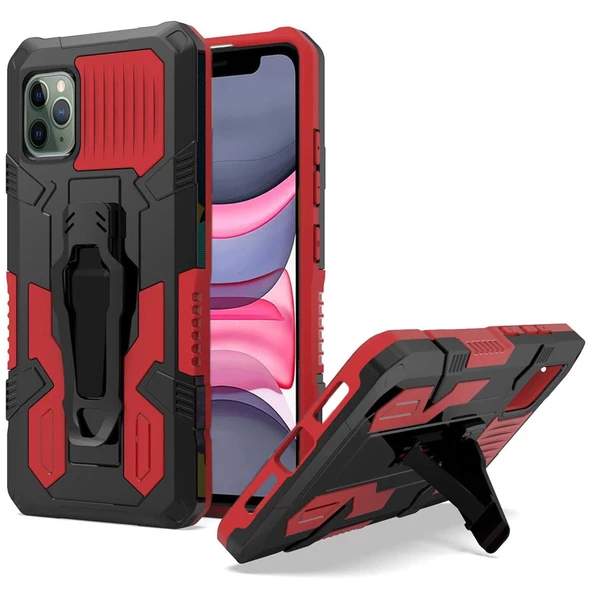 Apple Iphone 11 Pro Zırh Tank Kılıf Yüksek Koruma - Resim 4