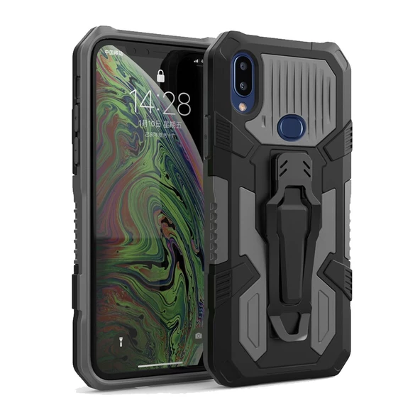 Samsung Galaxy A10S Zırh Tank Kılıf Yüksek Koruma - Resim 10