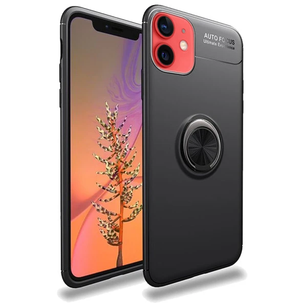 Apple iPhone 12 Mini Yüzüklü Power Silikon Kılıf - Resim 2