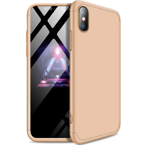 Apple Iphone X / XS GKK Kılıf 360 Derece Tam Koruma - Resim 9