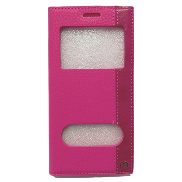 Samsung Galaxy E5 Pencereli Kapaklı Magnum Kılıf - Resim 7