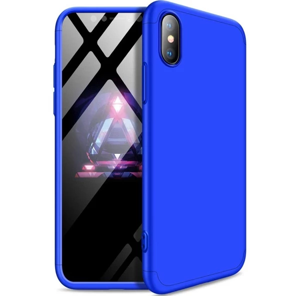 Apple Iphone X / XS GKK Kılıf 360 Derece Tam Koruma - Resim 7