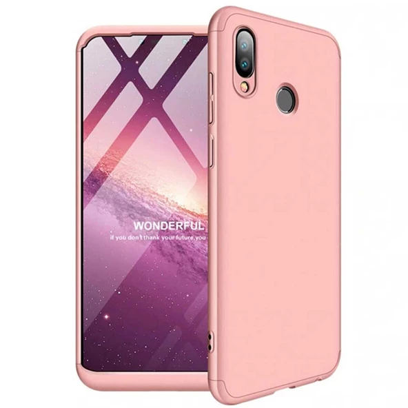 Huawei P Smart 2019 GKK Kılıf 360 Derece Tam Koruma - Resim 6