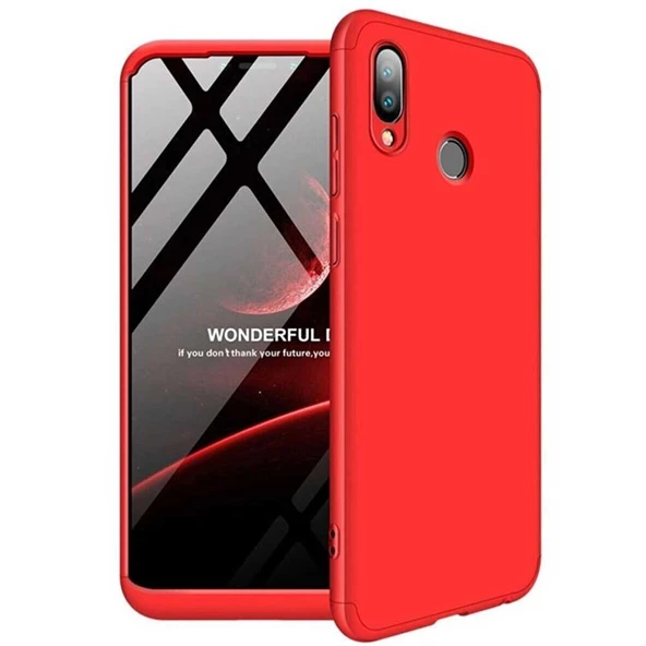 Huawei P Smart 2019 GKK Kılıf 360 Derece Tam Koruma - Resim 8