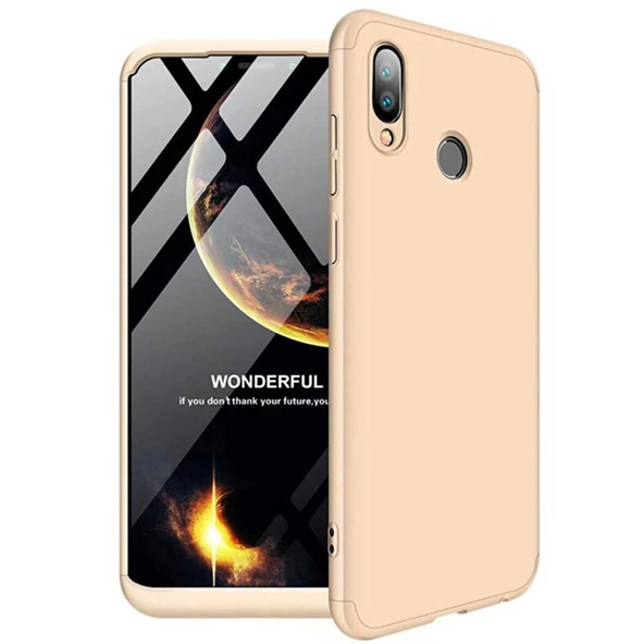 Huawei P Smart 2019 GKK Kılıf 360 Derece Tam Koruma - Resim 7