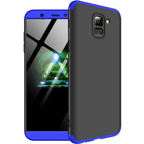 Samsung Galaxy A8 2018 GKK Kılıf 360 Derece Tam Koruma - Resim 8