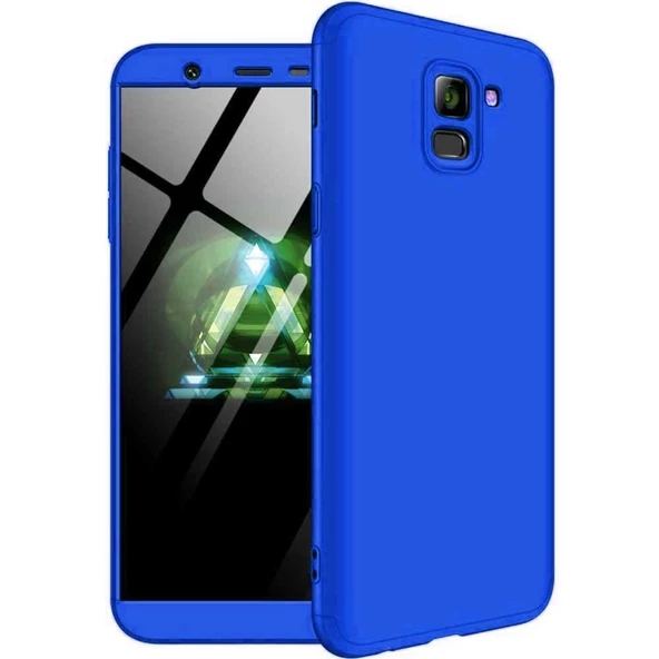 Samsung Galaxy A8 2018 GKK Kılıf 360 Derece Tam Koruma - Resim 6