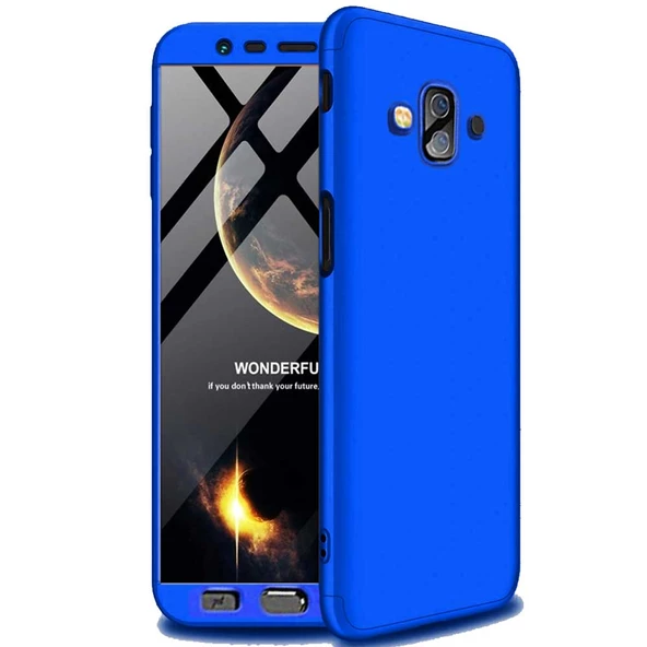 Samsung Galaxy J7 Duo GKK Kılıf 360 Derece Tam Koruma - Resim 6