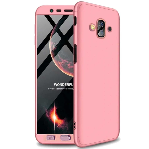 Samsung Galaxy J7 Duo GKK Kılıf 360 Derece Tam Koruma - Resim 5