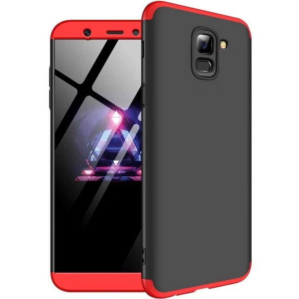 Samsung Galaxy A8 2018 GKK Kılıf 360 Derece Tam Koruma - Resim 2