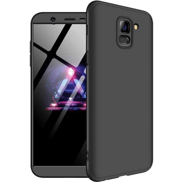 Samsung Galaxy A8 2018 GKK Kılıf 360 Derece Tam Koruma - Resim 4