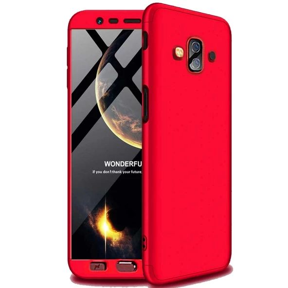 Samsung Galaxy J7 Duo GKK Kılıf 360 Derece Tam Koruma - Resim 7