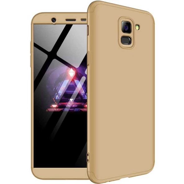 Samsung Galaxy A8 2018 GKK Kılıf 360 Derece Tam Koruma - Resim 7