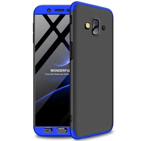 Samsung Galaxy J7 Duo GKK Kılıf 360 Derece Tam Koruma - Resim 3