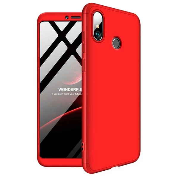 Xiaomi Redmi Note 5 Pro GKK Kılıf 360 Derece Tam Koruma - Resim 7