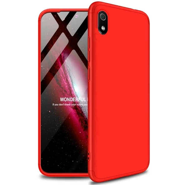 Xiaomi Redmi 7A GKK Kılıf 360 Derece Tam Koruma - Resim 7