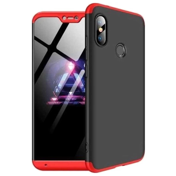 Xiaomi Mi A2 Lite GKK Kılıf 360 Derece Tam Koruma - Resim 2