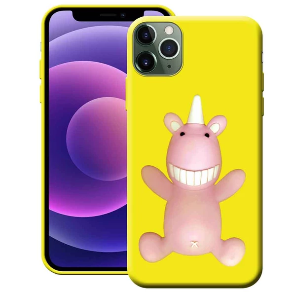 Apple Iphone 11 Pro Cartoon Silikon Telefon Kılıfı - 4