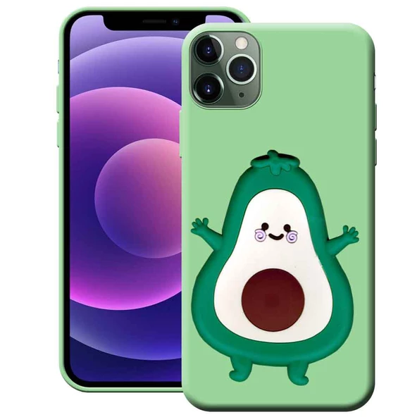 Apple Iphone 11 Pro Max Cartoon Silikon Telefon Kılıfı - 5