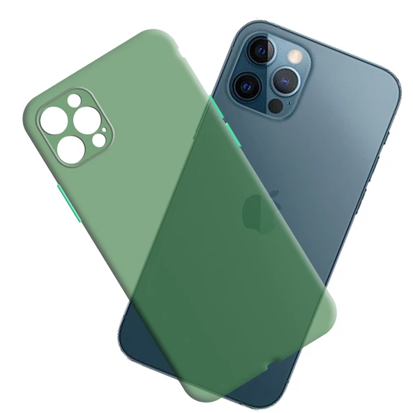 Apple Iphone 12 Pro Max Ultra İnce Zar Telefon Kılıfı - Resim 7