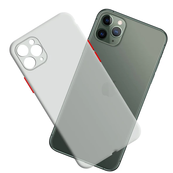 Apple Iphone 11 Pro Max Ultra İnce Zar Telefon Kılıfı - 1