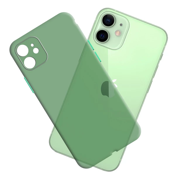 Apple Iphone 12 Ultra İnce Zar Telefon Kılıfı - Resim 7