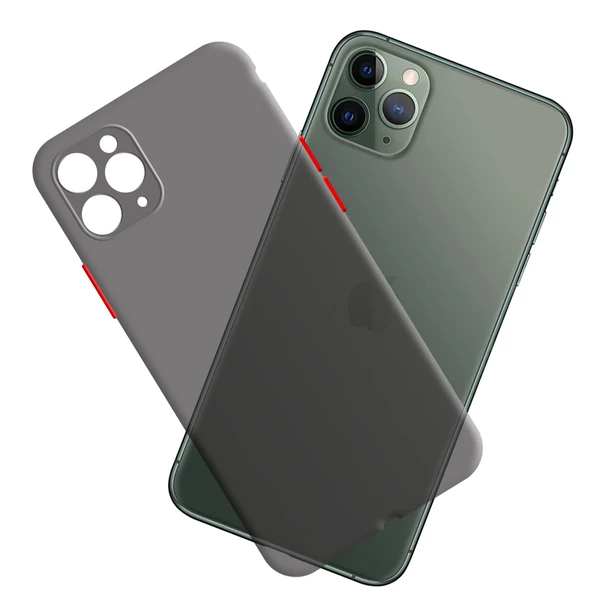 Apple Iphone 11 Pro Max Ultra İnce Zar Telefon Kılıfı - 5