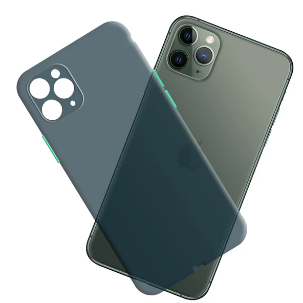 Apple Iphone 11 Pro Max Ultra İnce Zar Telefon Kılıfı - 3