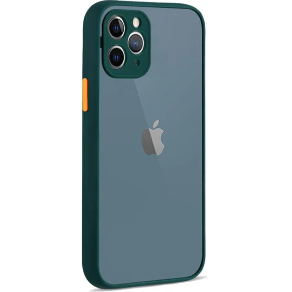 Apple Iphone 11 Pro  Montreal Arkası Şeffaf Sert Silikon Kılıf - Resim 8