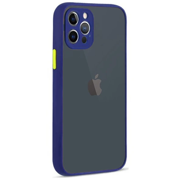 Apple Iphone 12 Pro Max Montreal Arkası Şeffaf Sert Silikon Kılıf - Resim 2